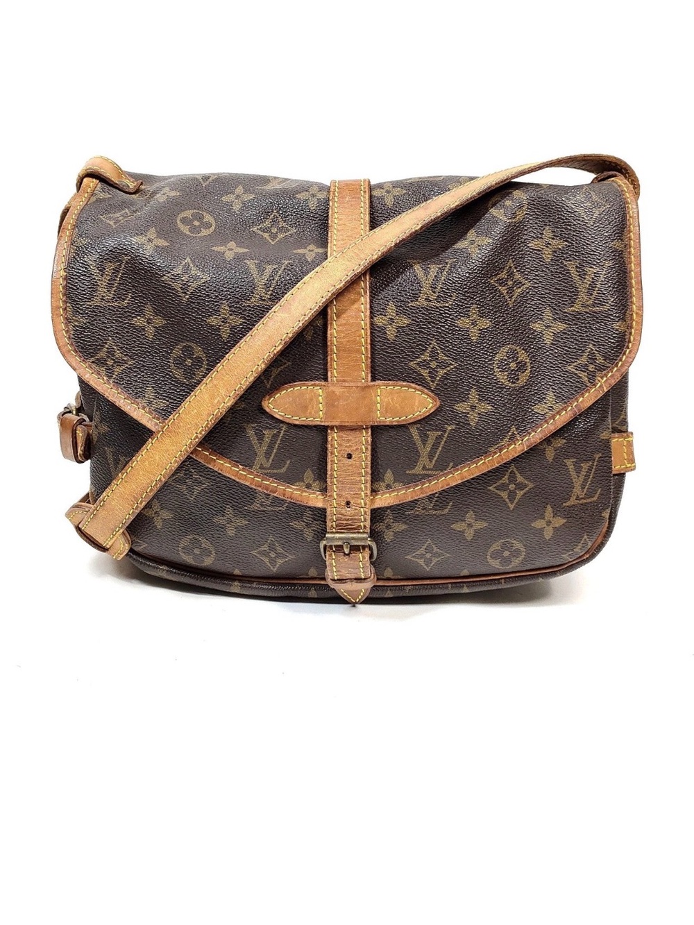 Louis Vuitton Saumur 30 Monogram Brown Crossbody Bag